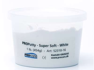 Putty Super Soft White 1 lb - 454 gram
