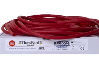 TheraBand Tubing 7,5m Rød