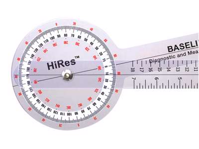 Baseline HiRes Goniometer 360 gr 20 cm 