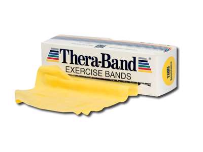 TheraBand Elastik 5,5 m Gul