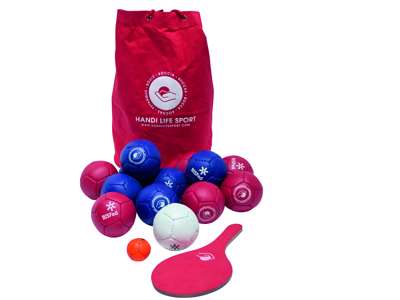 Petanque/Boccia (12) sæt i RØD