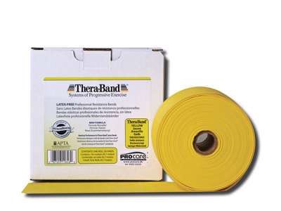TheraBand Latexfri Elastik 45 m Gul