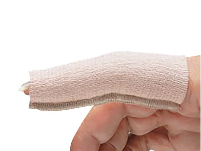 Cotton Elastic Finger Sleeve 1,9 cm x 7,6 cm fra NORCO 