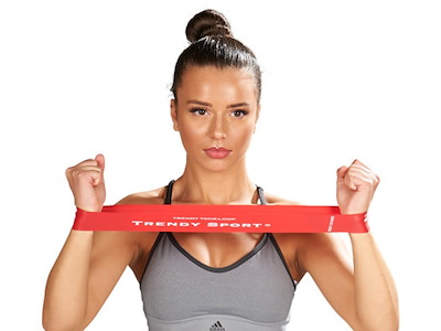 Træningselastik Tone Loops fra Trendy Sport - 5 x 30 cm