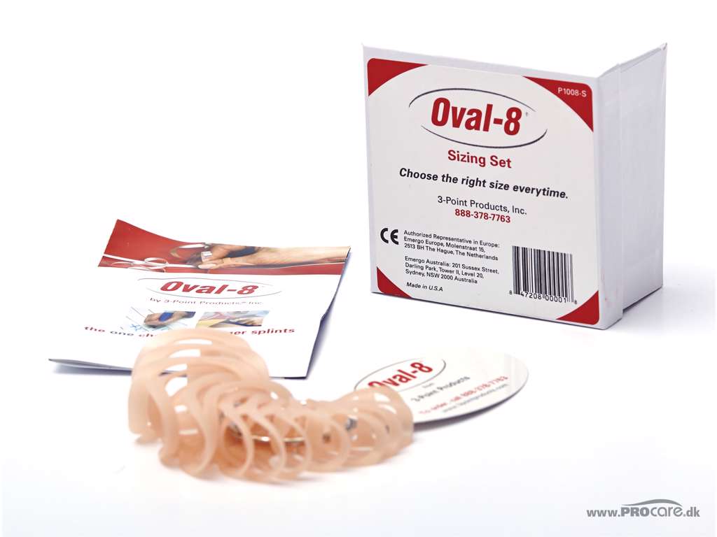 Oval-8 størrelsessæt