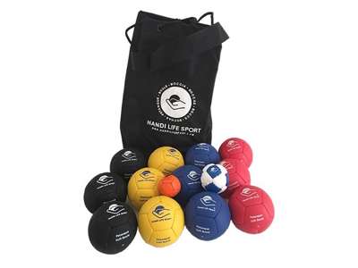 Petanque Superior (4 x 3 farver +2 grise ) sæt i sort