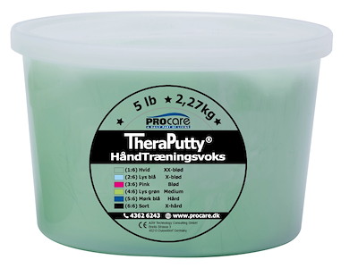 TheraPutty - Medium - Lys grøn - 2,23 Kg/5 lb (Hårdhed 4/6) 