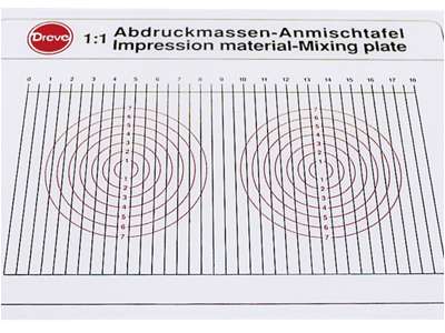 Otoform Mixing Plate with Dose Scale