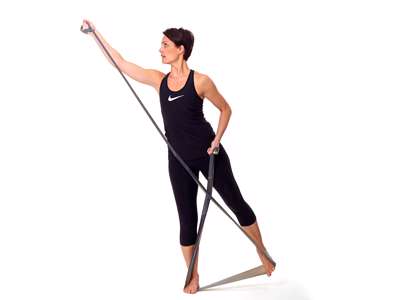 TheraBand Elastik 2,5 m sort