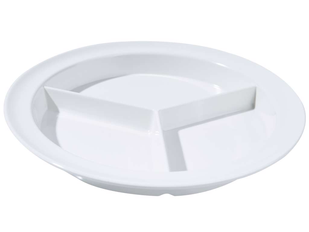 GripWare™ tallerken med opdeling