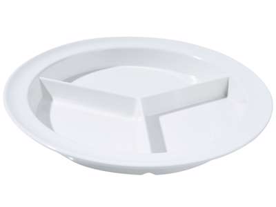 GripWare™ tallerken med opdeling