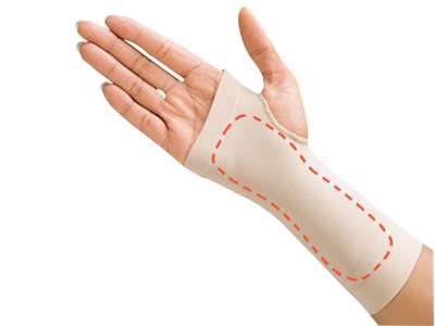 Carpal Gel Sleeve & Pad L L/XL