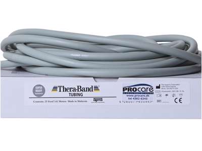 TheraBand Tubing 7,5m Sølv