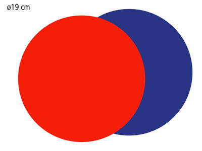 Dycem® Round blå Non-slip - ø 19 x 0,32 cm