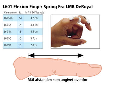 Flexion Finger Spring L601