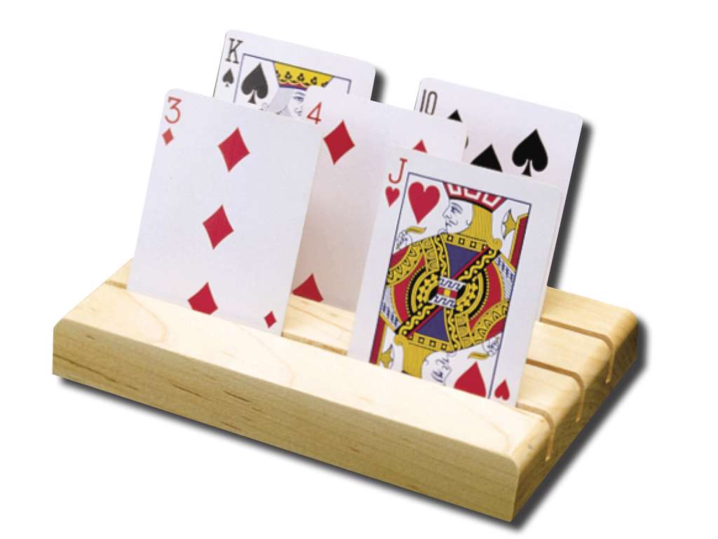 Three Slotted Card Holder