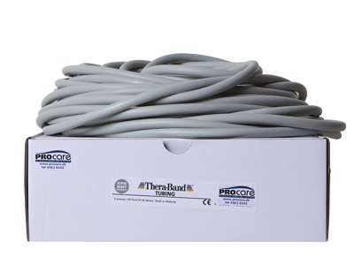 TheraBand Tubing 30,5 m Sølv