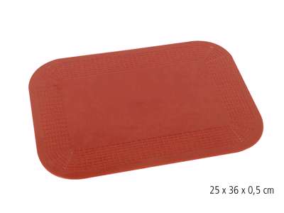 Dycem® Non-slip firkant 25 x 36 x 0,5 cm - 1 stk. rød