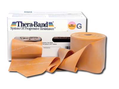 TheraBand Elastik 45 m Guld