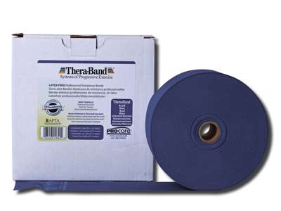 Thera-Band Latexfri Elastik 45 m Blå