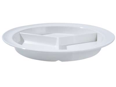 GripWare™ tallerken med opdeling