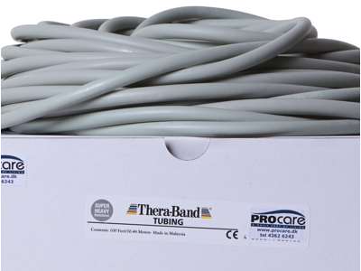 TheraBand Tubing 30,5 m Sølv