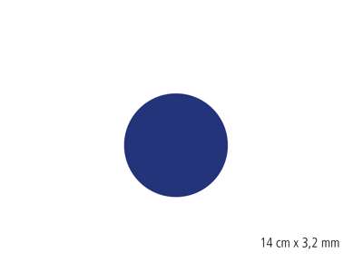 Dycem® Round blå Non-slip - 14 x 0,32 cm blå