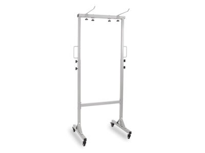 Vogn til måtter, aluminium med håndtag