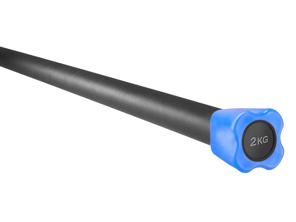 Body Bar 2 KG LYS BLÅ - 125cm/ø3 cm