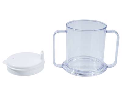 Drinking Cup w/Handles & Lid