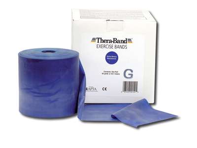 TheraBand Elastik 45 m blå