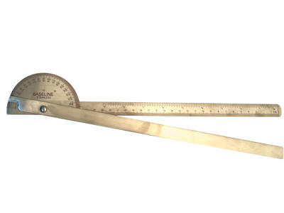 Goniometer 180 grader 14" - 36cm metal