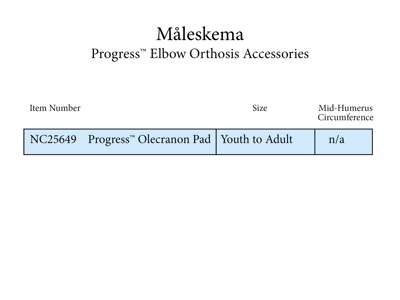 Olecranon Pad, Youth/Adult