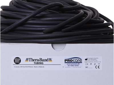TheraBand Tubing 30,5 m Sort