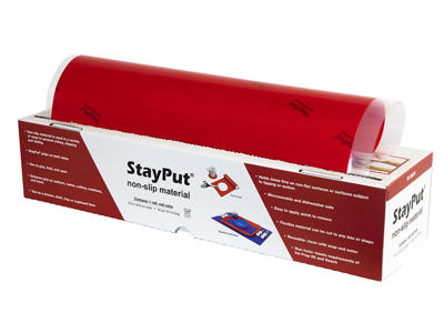 StayPut non-slip 40 cm x 9.1 m rulle, rød