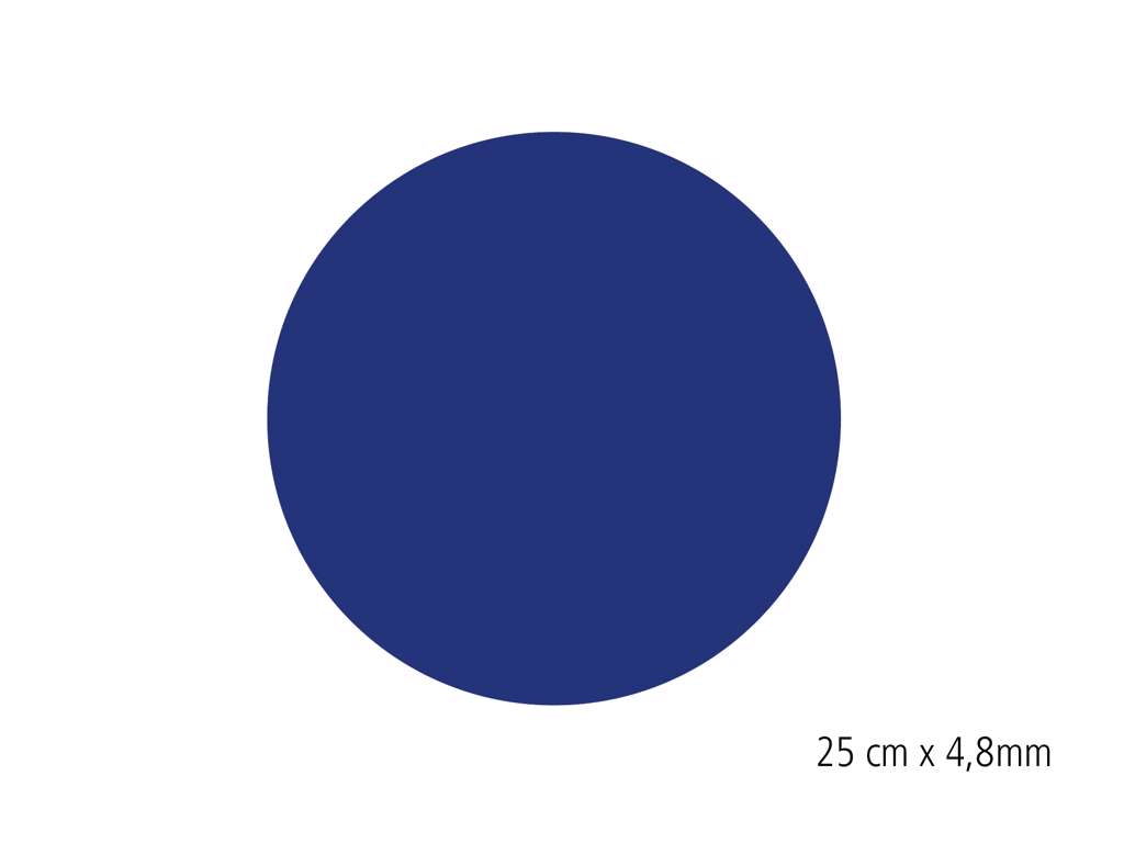 Dycem® Round blå Non-slip - 25 x 0,48 cm 
