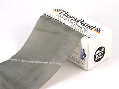 TheraBand Elastik 5,5 m Sort