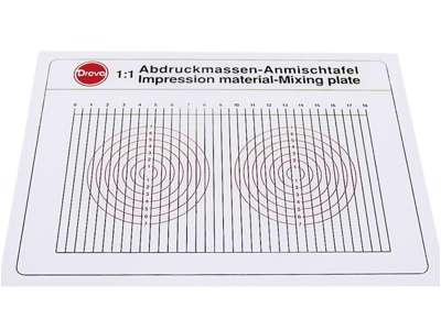 Otoform Mixing Plate with Dose Scale