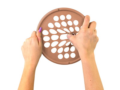 Håndtræningsnet - CanDo Web – Ekstrem let – Beige – 18 cm