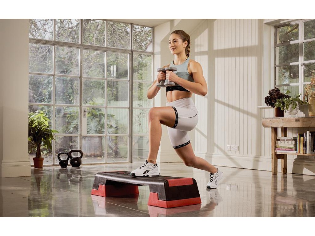 Reebok Professionel Stepbænk til Fitness & Fysioterapi 90x35 cm