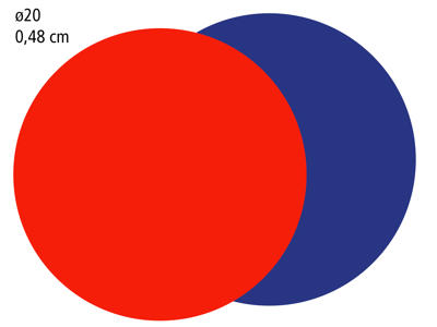 Dycem® Round Non-slip - 20 x 0,48 cm