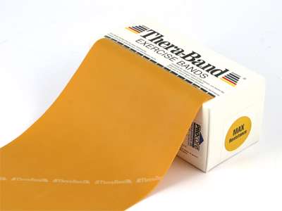 TheraBand Elastik 5,5 m Guld