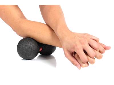 Blackroll Duoball 16 x Ø8cm sort