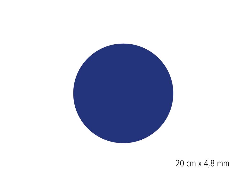 Dycem® Round blå Non-slip - 20 x 0,48 cm