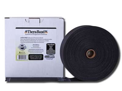 TheraBand Latexfri Elastik 45 m Sort