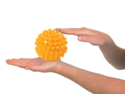 TOGU massagebold Ø 8 cm gul