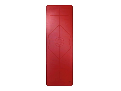 Premium Yoga måtte 180x60x0.3 cm i rød fra Trendy Sport