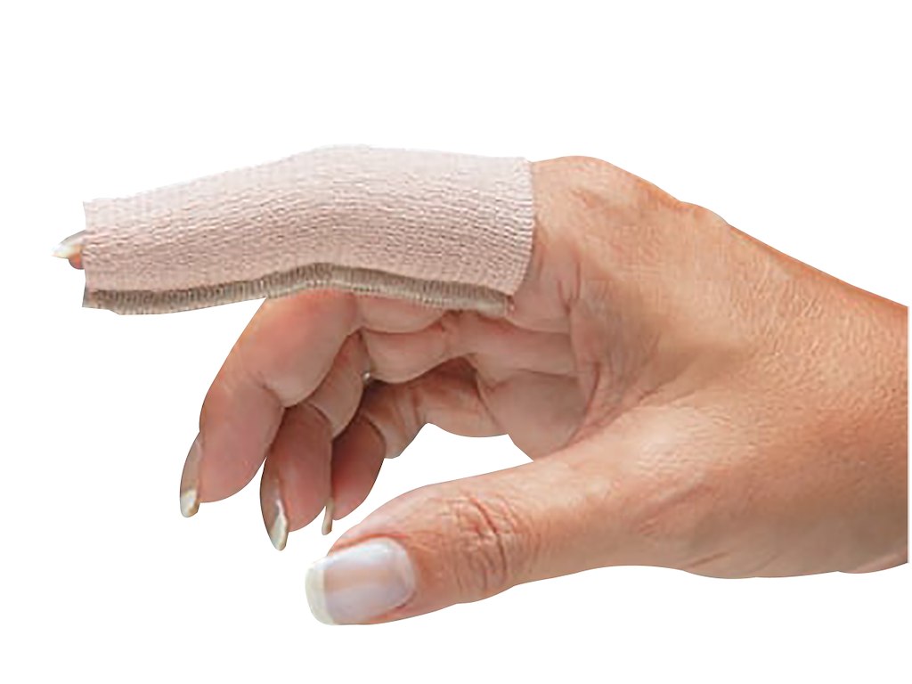 Cotton Elastic Finger Sleeve 1,9 cm x 7,6 cm fra NORCO 