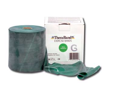 TheraBand Elastik 45 m Grøn