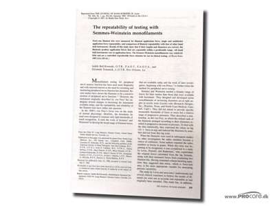 Monofilaments Article Reprint